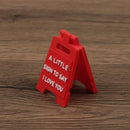3D Printed Mini "I Love You" Sign - Plastic Desktop Decoration Suitable for Valentine's Day Gift, Wedding