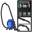 DayPlus Industrial Vacuum Cleaner Hoover Wet and Dry 4800W Powerful Suction Bagless, 16Kpa, 15 Litre Capacity, 4 Caster Wheels