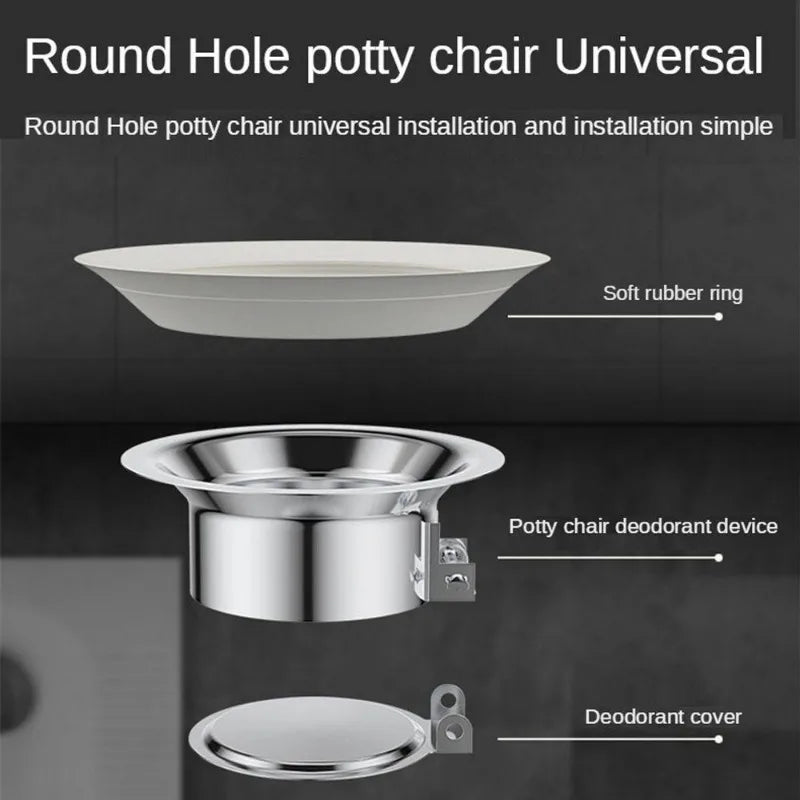 Squatting Pan Anti-smell Plug 304 Stainless Steel Toilet Drain Cover Floor Drain Deodorize Stopper Bathtub  Anti-blocking Cover