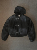 American Fashion Snap Fastener Loose Coat High Street Oversized Hoodie Y2k Retro Harajuku Punk Button Jacket Men Clothing