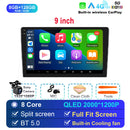 Android 14 For Univers Car Radio 2 Din Apple Carplay Automotive Multimedia Player GPS Android Auto IPS Screen RDS DSP Car Stereo