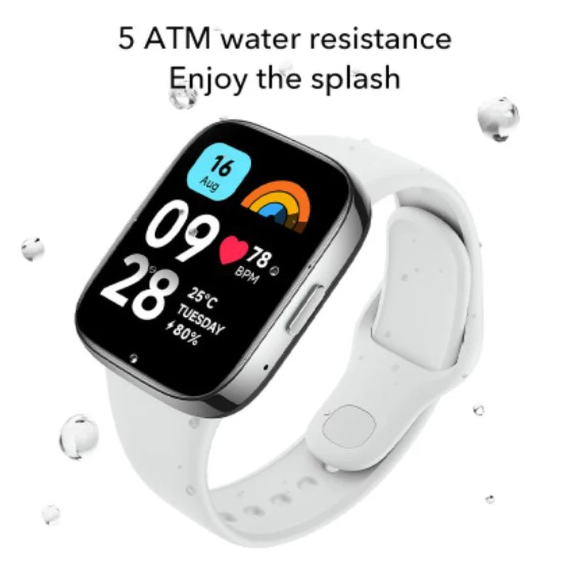 Global Version Xiaomi Redmi Watch 3 Active 1.83" Display Bluetooth Phone Call 5ATM Waterproof Supports 100+ Fitness Modes