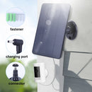 20W Solar Panel for Ring Spotlight Camera/Ring Stick Up Camera DC3.5x1.35-port 360° Adjustable Wall Mount Solar Panel