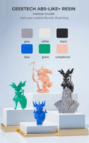 Geeetech ABS-Like+ Resin 1Kg Rapid UV Curing 405nm Standard Photopolymer Resin ABS 3D Resin High Precision for LCD