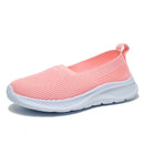 Summer Women Sneakers Mesh Breathable Women Casual Flats Shoes Slip On Female Sport Shoes Plus Size Tennis Shoes Ladies Loafers