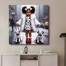 Huacan New Arrivals 2024 Diamond Painting Portrait Girl Diy Mosaic Dog Complete Kit Art Gift Wall Decor Picture Of Rhinestones