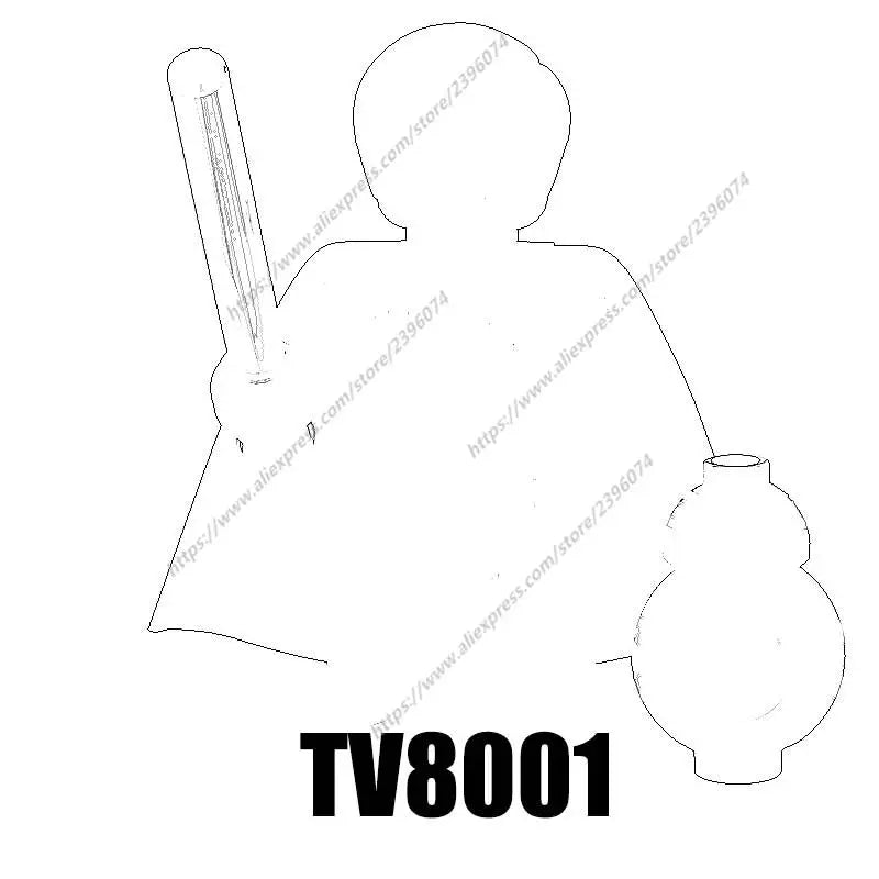 TV6102 Action Figures Movie accessories Building Blocks Bricks toys TV8009 TV8010 TV8011 TV8012 TV8013 TV8014 TV8015 TV8016