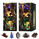 DIY Book Nook Kit, DIY Miniature House Kit for Teens and Adults (Down The Rabbit-Hole Alice in Wonderland)