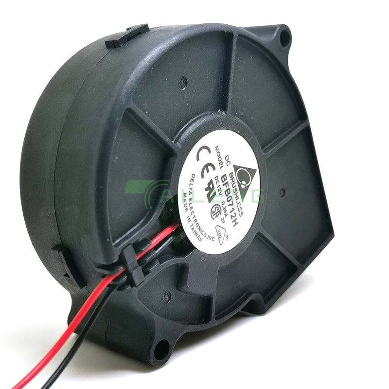 Original Delta BFB0712H 7530 75mm DC 12V 0.36A High Speed CFM Air Pressure Projector Blower Centrifugal Cooling Fan