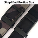 TUSHI Hard Thickened gun hanging double-layer nylon cloth tactical belt for Men versatile outdoor automatic buckle men's belt