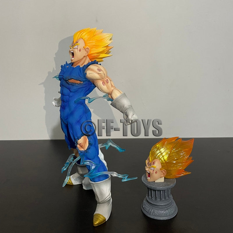 Anime Dragon Ball Z GK Vegeta Figure Self-destruct Majin Vegeta Figurine 27CM PVC Action Figures Collection Model Toys Gifts