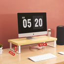 30/40/50cm Monitor Raised Shelf Office Laptop Bracket Desktop Computer  Stand Desktop Rack Home Storage Holders Organizer