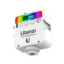 Ulanzi VL49 RGB Camera Light LED Video 2500K-9000K 800LUX Magnetic Mini Fill Light 3 Cold Shoe 2000mAh Type-C for Youtube