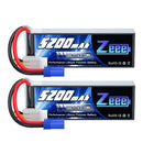 2pcs Zeee 3S Lipo Battery for FPV Drone 11.1V 120C 5200mAh EC5 Plug for RC Car Quadcopter Boat RC Airplane Model RC Parts дрон