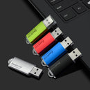 Farbiger USB-Flash 2GB Stick Pen Drive 4GB 8GB 16GB USB-Sticks Memory Stick 32GB 64GB USB Stick Geschenk Kostenloses Custom LOGO Metall U Disk