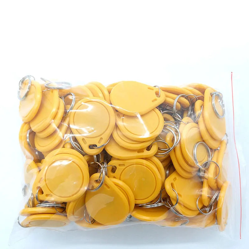 100pcs RFID Tag 13.56MHz NFC Tags Keyfob Proximity RFID Card Key Fobs for Access Control