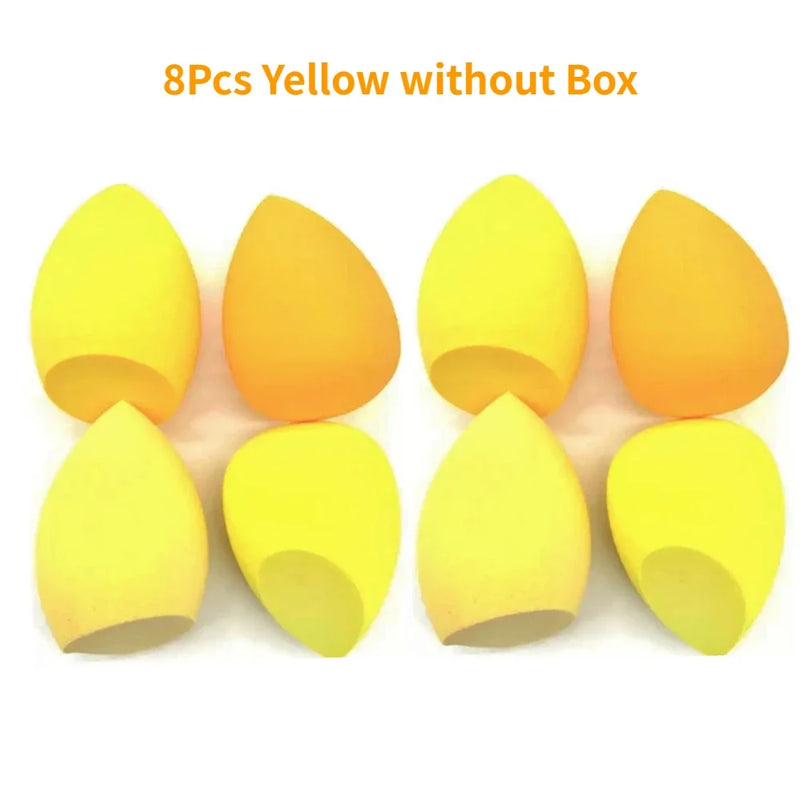 4/8pcs Makeup Sponge Blender Beauty Egg Cosmetic Puff Soft Foundation Sponges Powder Puff Women Make Up Accessories Beauty Tools