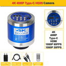 4K 48MP Full HD Industrial microscope 150X Zoom Lens C-Mount HDMI Digital Camera Phone PCB Welding Repair Electronic Microscope