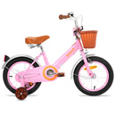 STITCH Retro 12/14/16/18 inch children's bike for 2-8-year-old girls, children's bike with front basket, support wheels