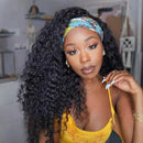 The Curl Halo | 3-in-1 Drawstring Half Wig, Brazilian Remy Curly
