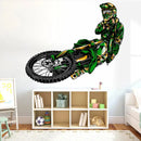 M741 Motorcycle Wall Sticker Motorcycle Racing Driver Highway Boy Room Removable Home Decor Sticker