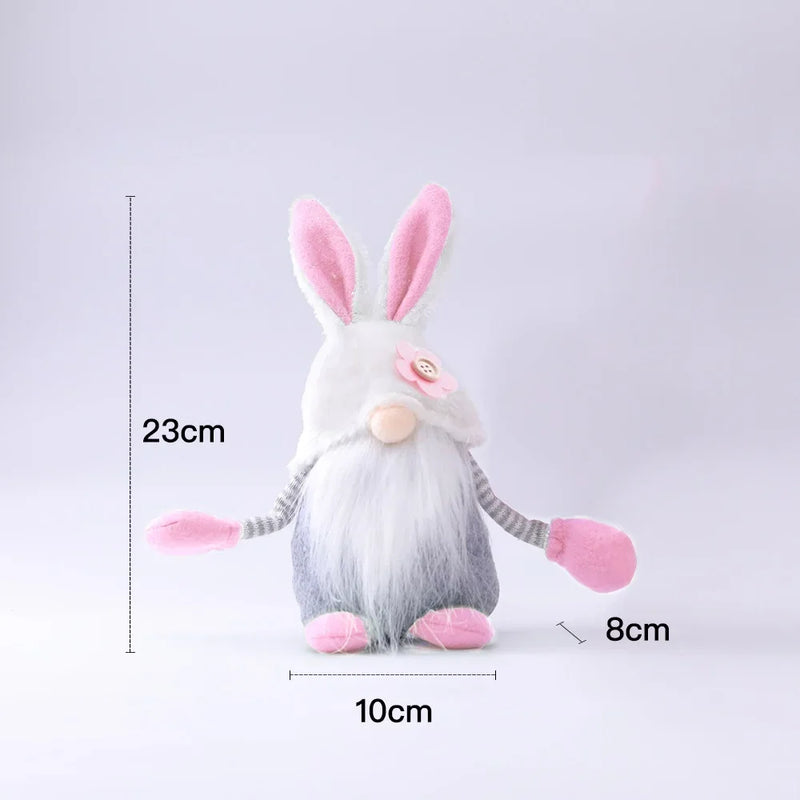Easter Faceless Gnome Rabbit Doll Cartoon Home Easter Ornament Bunny Doll Easter Party Gifts