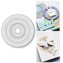 Pattern Rings Metal Cutting Dies 2024 New Arrivals Cut Scrapbook Craft Decoration Embossing Template DIY Greeting Card Handmade
