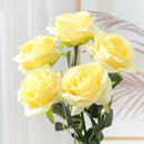 48cm Rose Black Silk Bouquet Peony Artificial Flower for Mother's Day Bud Bride Wedding Decor Home Decoration Artificial Flower