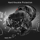 The Winter Sentinel | Genuine Leather Heated Motorcycle Gloves — Rechargeable, Waterproof