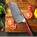 YIZEMA 7" Cleaver Knife Japanese Damascus Steel Sharp Meat Slicer Vegetable Chopper Kitchen High Quality Professional Chef Knife