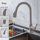 Kitchen Faucets 304 stainless steel Pull Out Kitchen Sink Water Tap Deck Mounted Mixer Stream Sprayer Head Hot Cold Taps
