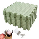 9Pcs Foam Blocking Board Ultra Thick Foam Knitting Block Mat Portable Grid Knitting Board Reusable Foam Crafts Blocking Mats