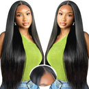 220 Density Straight 13x6 HD Lace Frontal Wig Brazilian Pre Plucked 13x4 Lace Front Human Hair Wigs for Women 360 Full Lace Wigs