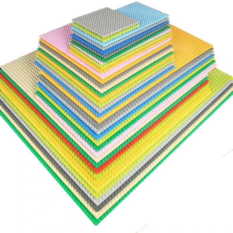 Baseplate 32x32 16X32 Dots Classic Brick Plate Building Blocks DIY Constructor Parts Baseplates Compatible Brands City Friends