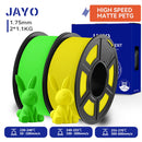 JAYO 2 Rolls 3D High Speed Matte PETG/PETG Filament 1.75mm 600mm/s Print Range High Flow Speedy PETG 3D Printer Filament for 3D