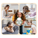 Elysian Aura | 7-Color Wireless LED Facial Therapy Mask | 60 LEDs High-Intensity Photon Skin Care
