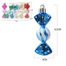 6pcs Christmas Lollipop Candy Cane Pendant Xmas Tree Hanging Ball Ornaments Christmas Decorations for Home 2025 New Year Gift