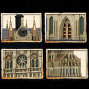 World Architecture Notre Dame Cathedral Gothic House Buildings Sets High simulation City Modular Building Blocks Gift 8868PCS