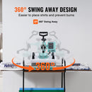 VEVOR Heat Press 12x10inch 360°Swing Away T-Shirt Fast Even Heating Digital Precise Control Heat for T-Shirts Pillows Bags Green