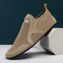 Breathable Men Casual Sneakers Slip-on Lightweight Male Walking Shoes Anti-slip Flexible Couple Loafers Summer Soft Footwear