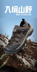 New Men Sandals Summer Casual Beach Shoes Breathable Anti-Slip Slip on Flat Sandals Male Outdoor Walking Slippers Comfortable
