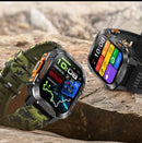New Outdoor 10ATM Waterproof Swim Smart Watch Men GPS Compass Flashlight 540mAh Large Battery Bluetooth Call Sport HD Smartwatch
