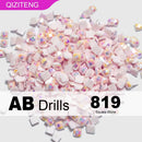 Neuheiten Einfarbige AB-Quadrat-Diamantperlen für DIY-Diamantmalereien Harz AB-Steine 2,5 mm AB-Steine 1000/2000 Stück