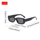 Kids Trendy Sunglasses 2024 Children Sun Glasses Rectangle Frame Baby Girls Boys Child Goggle UV400 Eyewear 2-8 Years Eyeglasses
