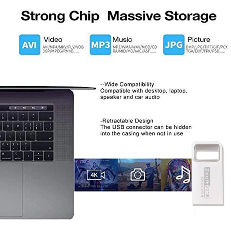 10Pcs/lot USB 3.0 High Speed Flash Drive 64GB Pendrive 32GB Real Capacity Waterproof Flash Disk 16GB U Disk Storage Memory Stick