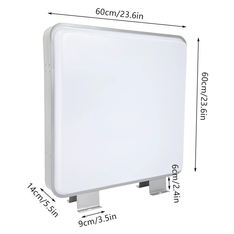 60cm Waterproof Double-sided LED Advertising Light Box Outdoor Light Advertising Board Round Square Light Advertising Box