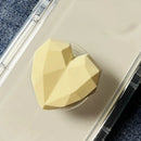 Niedliches 3D-Liebesherz-Handy-Pop-Socket-Halterung Bracket für iPhone Samsung Universal Zubehör Faltbarer Finger-Stand Griptok