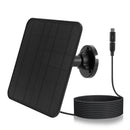 10W 5V Solar Panel Micro USB & USB-C Port Solar Charging Panel 9.8 Ft Charging Cable for Security Camera for Eufycam 3C/2C/2 Pro