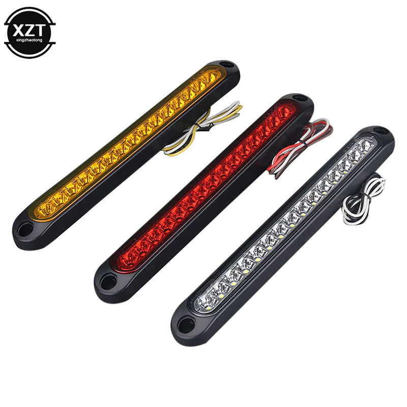 Ultra-thin LED Tail Light 15 LED 24 V 12 V truck trailer Side light Brake Light Red Yellow White for Pickup Truck Taillight