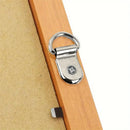 100Pcs Round D Ring Buckle, Photo Wall Hook With Screws, Oil Painting Mirror Picture Frame Hanger